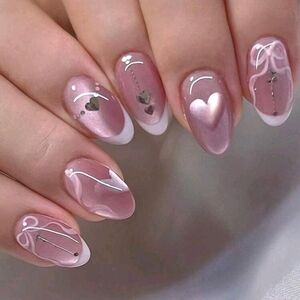 Elegant Pink Nail Art Design
